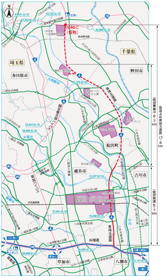 国道4号 東埼玉道路｜北首都国道