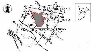 JR津田沼駅南口地区　位置図
