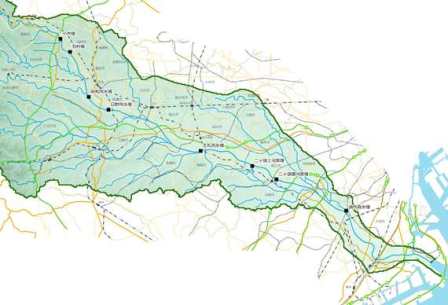 多摩川の堰マップ