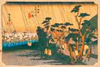安藤広重画の錦絵にも象徴的に描かれた高麗山