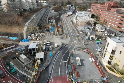 （7）八王子市館地区のトンネル・橋梁工事状況（令和6年1月撮影）