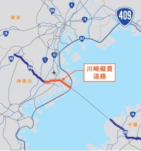 川崎縦貫道広域図