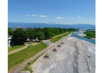 富士川 River Maintenance Work