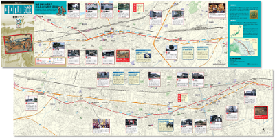 中山道マップ4（熊谷宿～深谷宿）