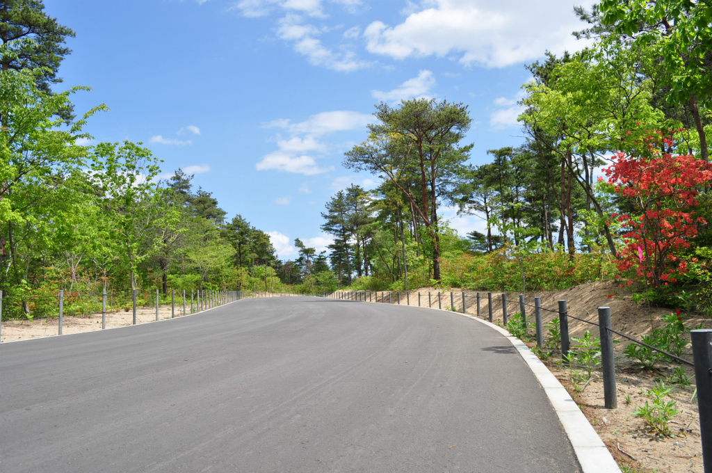 平成24年5月20日　樹林エリア園路（散策園路含む）、みはらしエリアサイクル園路　追加供用