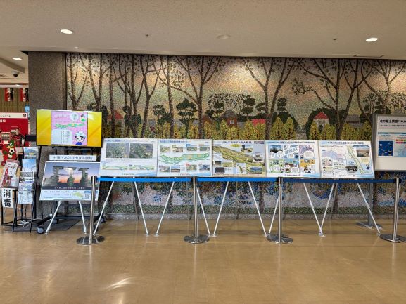 さいたま市役所パネル展示状況