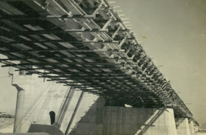 床版コンクリート施工