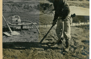 床版コンクリート施工