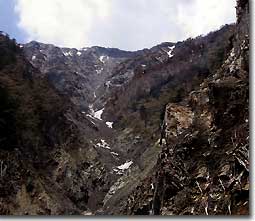 status of landslide scar at Ainodake 