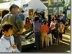 Sabo fureai Field during the Hakushu country Meisui festival.