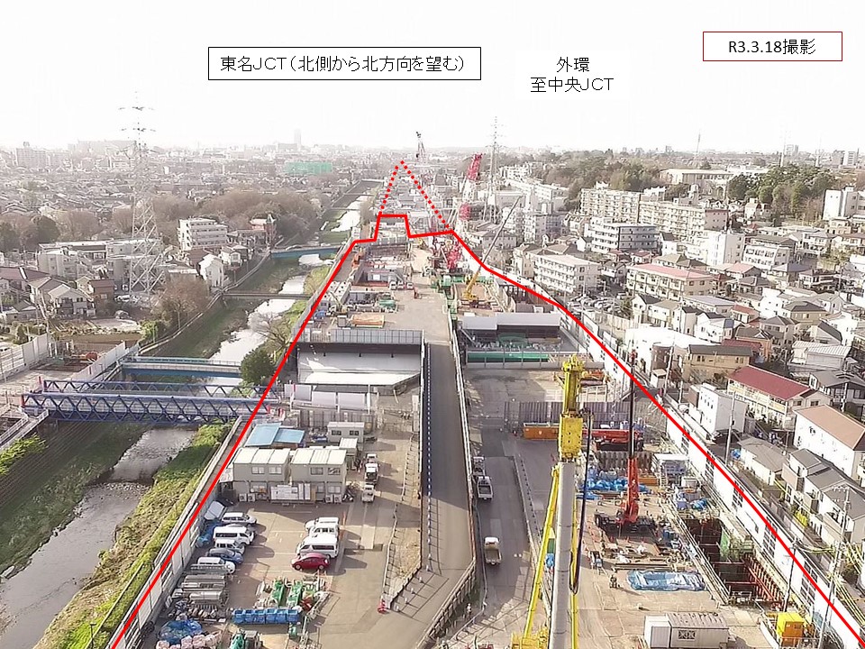 東名北から北方向_2021年03月
