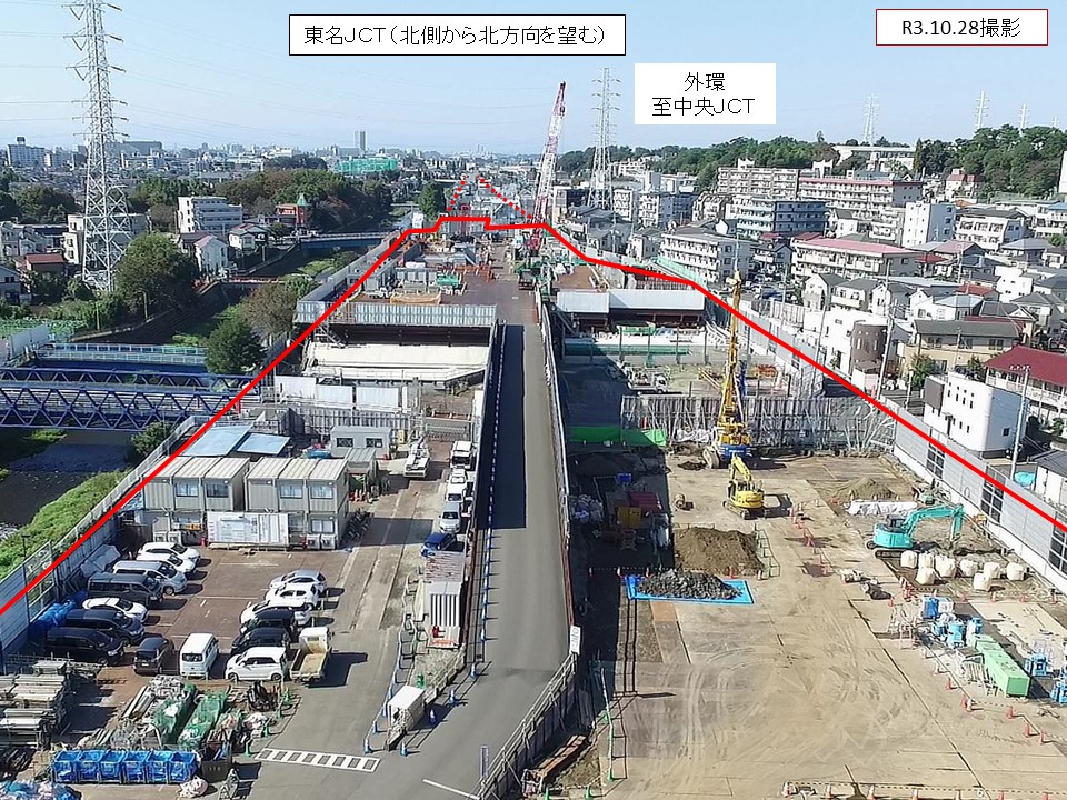 東名北から北方向_2021年10月