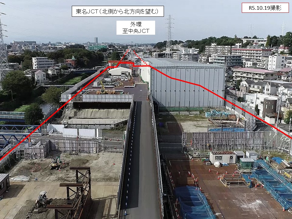 東名北から北方向_2023年10月