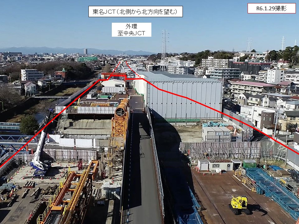 東名北から北方向_2024年01月