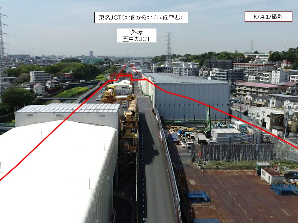 東名北から北方向_2025年04月
