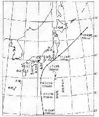 台風経路図