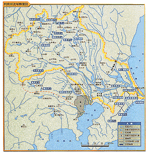 利根川流域概要図