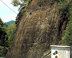 恐竜の足跡（中里村）