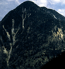 (2) 渡良瀬川の源、皇海山（足尾町・標高2,143 ｍ） 