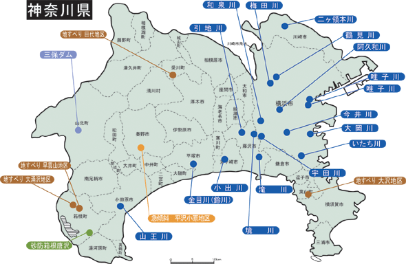 神奈川県の効果事例マップ