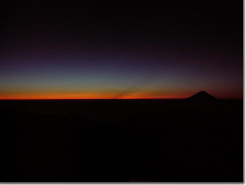 北岳の朝焼け写真