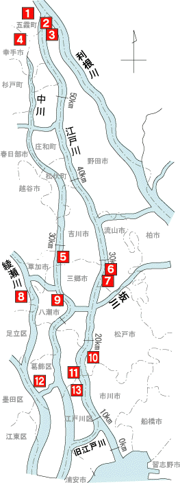 おすすめスポット地図