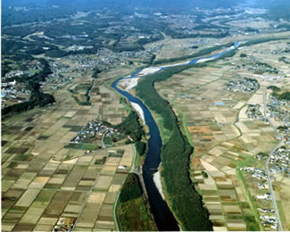 富岡橋上流地区（常陸大宮市）の状況