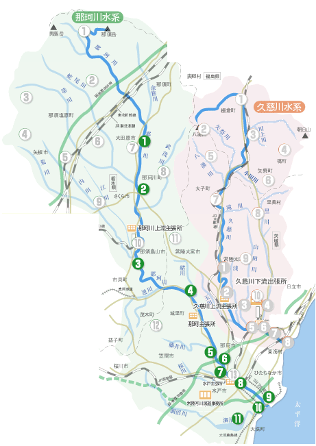 那珂川水系水位情報地図
