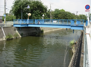 B7.長津道橋（昔の一本橋付近）　（千葉県松戸市）