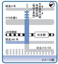 大宮雨降川線 再検討の結果