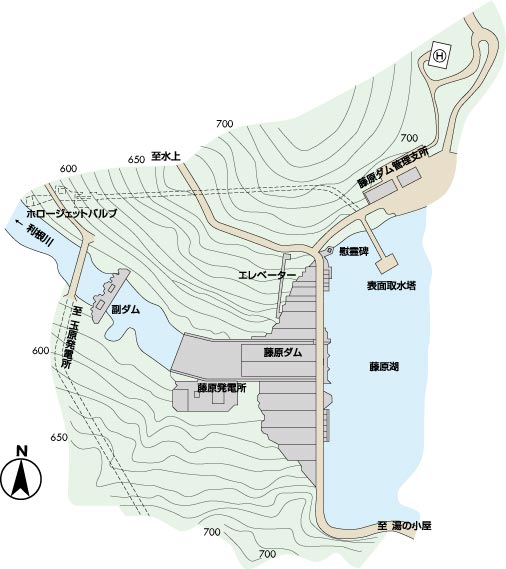 藤原ダムダムサイト平面図