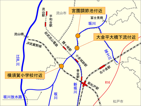 拠点整備箇所の位置