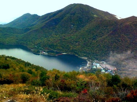 赤城山　地蔵岳山頂にて