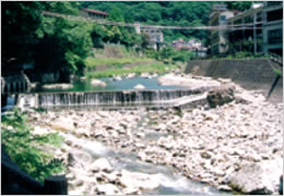 五十里ダム直下 現在の流況1