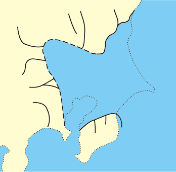 約13万年前の霞ヶ浦（イメージ）