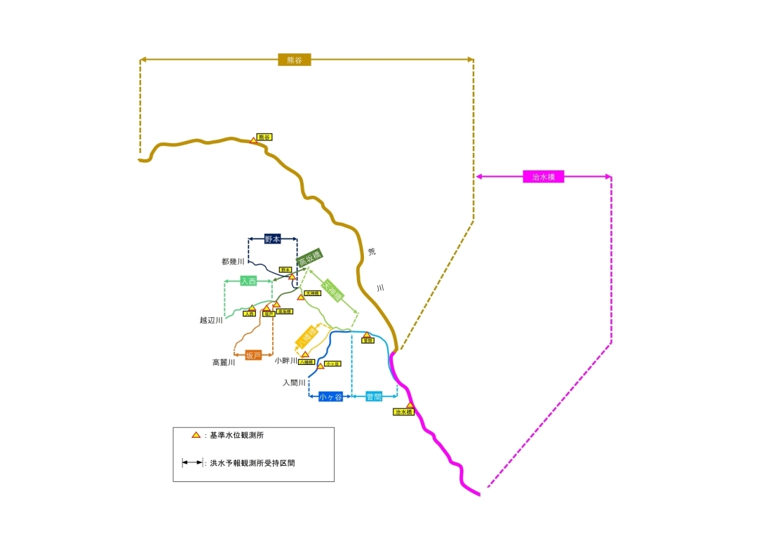 洪水予報区図