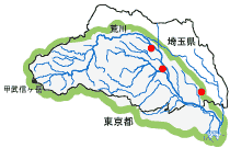 旧流路・池や沼 - 領域図