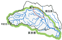 砂れきの草地 - 領域図