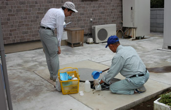 合併処理浄化槽の水質検査1