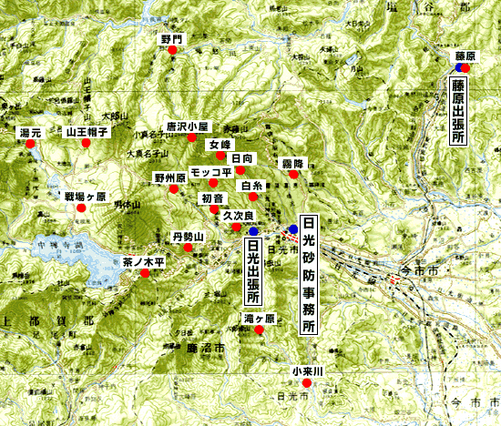 管内気象情報マップ