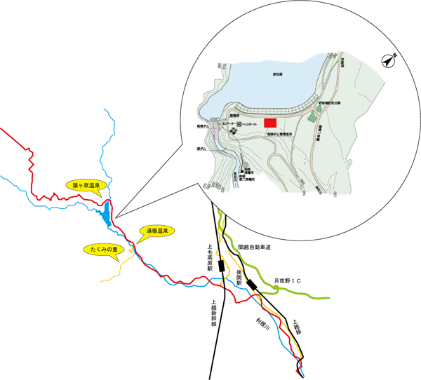 相俣ダム管理支所 地図