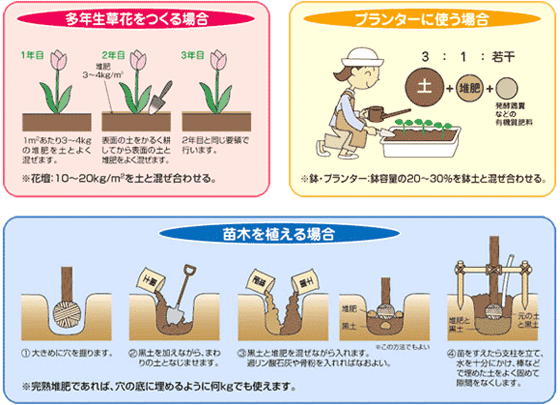 家庭での荒川緑肥 利用方法