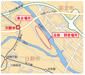 意見交換会会場：二ヶ領せせらぎ館 (最寄り駅：JR南武線 登戸駅)