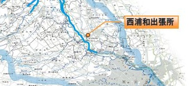 西浦和出張所 位置図解