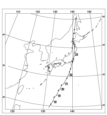 台風の進路