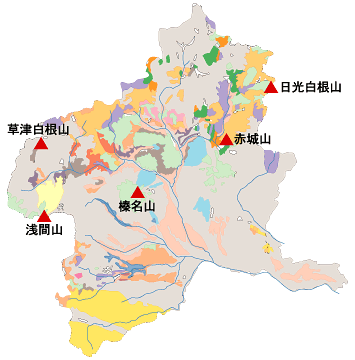 群馬県の地質