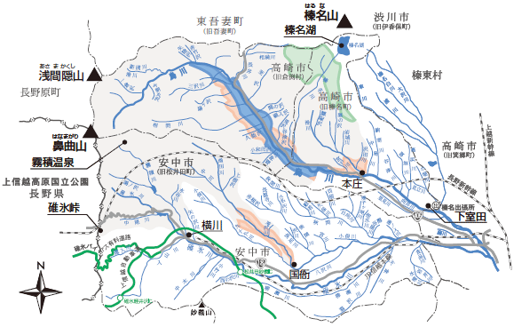 烏川流域の地質