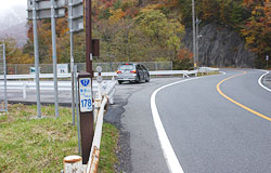 三国峠地区法師大橋周辺_待避所（新潟方面車線）