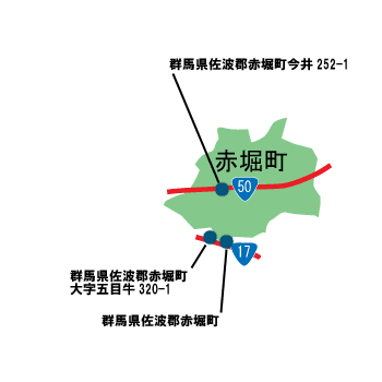 赤堀町の地図