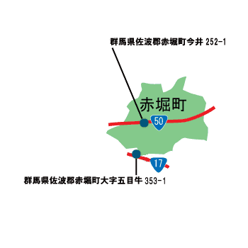 赤堀町の地図